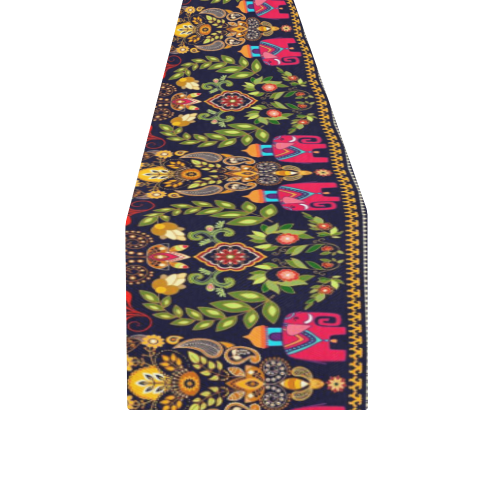 Indian Seamless Pattern Table Runner 14x72 inch