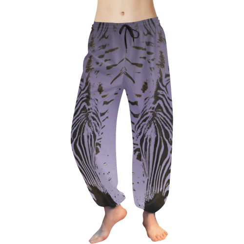 purplzee Women's All Over Print Harem Pants (Model L18)