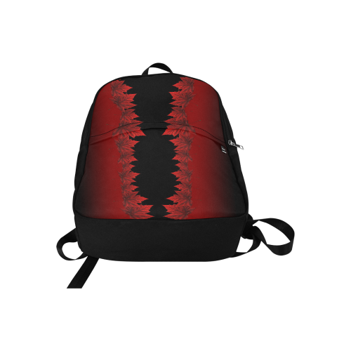 Canada Maple Leaf Backpacks Black Fabric Backpack for Adult (Model 1659)
