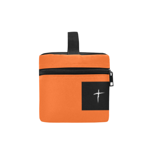 Orange Cosmetic Bag/Large (Model 1658)