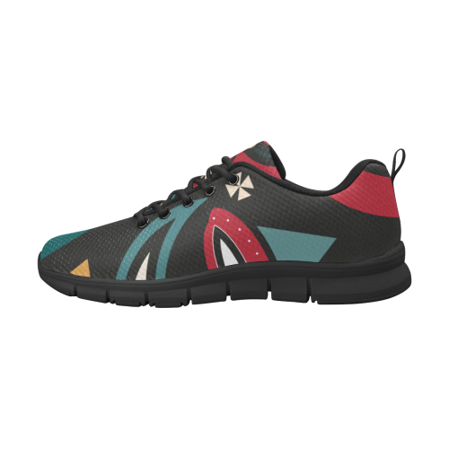 massai warrior Men's Breathable Running Shoes (Model 055)
