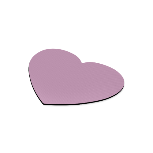 color mauve Heart-shaped Mousepad