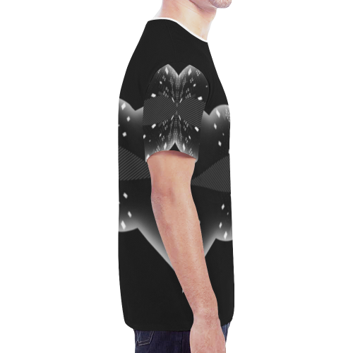 3D illusion New All Over Print T-shirt for Men/Large Size (Model T45)