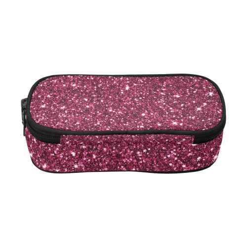 New Sparkling Glitter Print J by JamColors Pencil Pouch/Large (Model 1680)