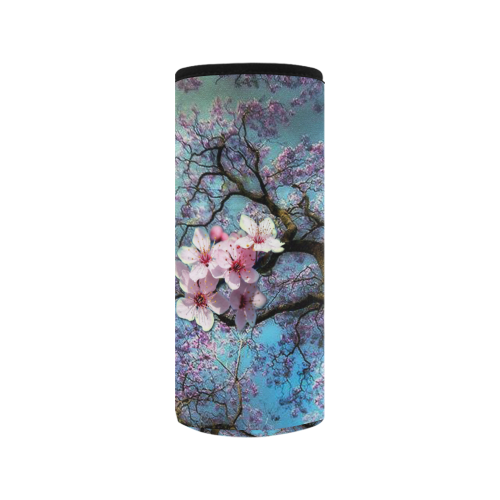 Cherry blossomL Neoprene Water Bottle Pouch/Medium