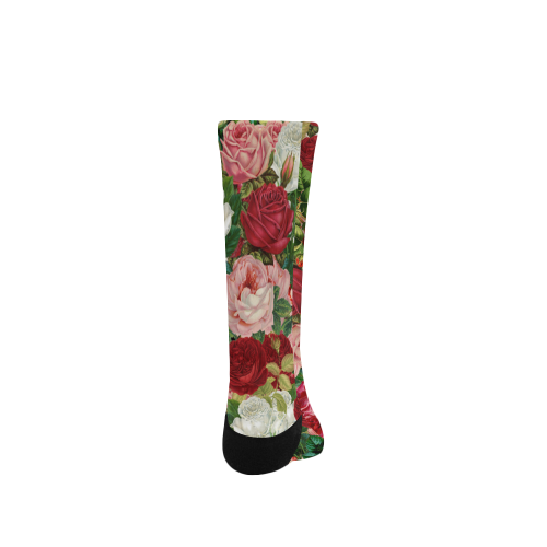 Vintage Flowers Women's Custom Socks