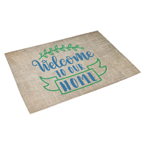 Welcome To Our Home Door Mat Azalea Doormat 30 X 18 Sponge Material Id D3314151