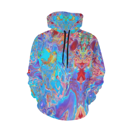 fallskies All Over Print Hoodie for Men (USA Size) (Model H13)
