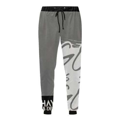 Gray 2 Men's All Over Print Sweatpants (Model L11)