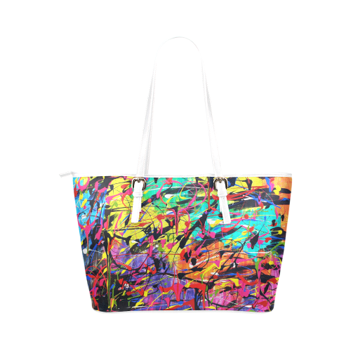 Chaos Leather Tote Bag/Large (Model 1651)