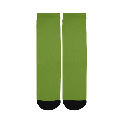 color olive drab Women's Custom Socks