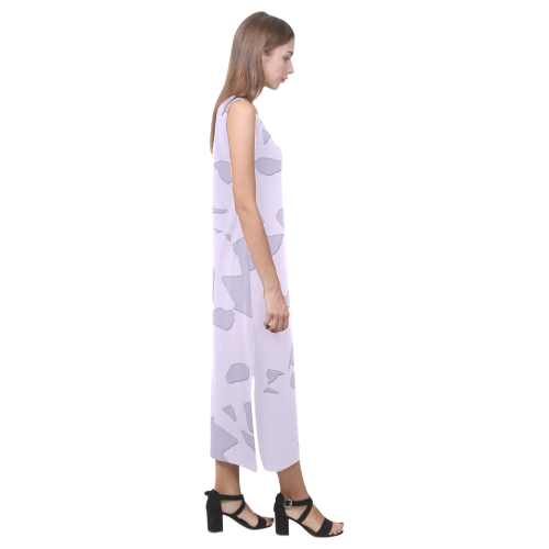 Lavender Moon Raker Phaedra Sleeveless Open Fork Long Dress (Model D08)