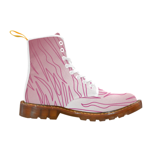 Pink wild gi. lines Martin Boots For Women Model 1203H