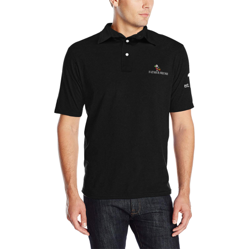 FF Vulture 'Blackout' Polo Men's All Over Print Polo Shirt (Model T55)