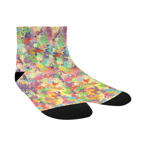 colorful pattern Quarter Socks
