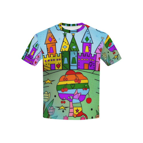 Dreamland by Nico Bielow Kids' All Over Print T-shirt (USA Size) (Model T40)
