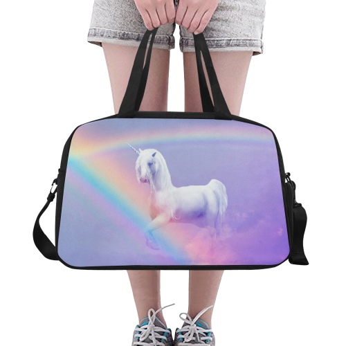 Unicorn and Rainbow Fitness Handbag (Model 1671)