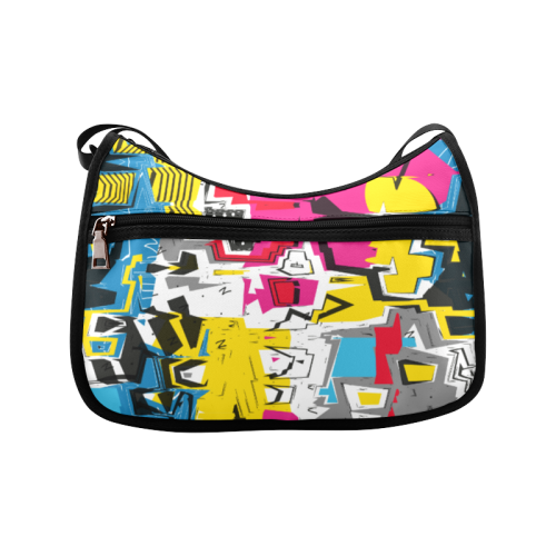 Distorted shapes Crossbody Bags (Model 1616)