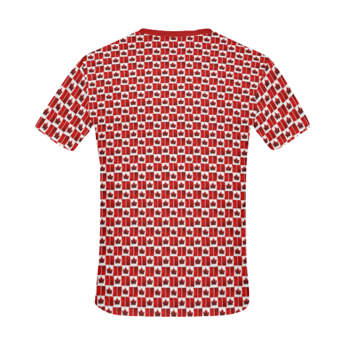 Canada Flag T-shirts Plus Size Canada Shirts All Over Print T-Shirt for Men/Large Size (USA Size) Model T40)