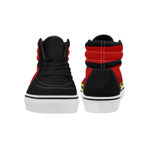 DJ W.I.Z WuShoe Red Men's High Top Skateboarding Shoes (Model E001-1)