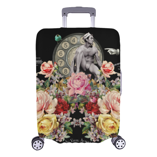 Nuit des Roses Revisited for Him Luggage Cover/Large 26"-28"