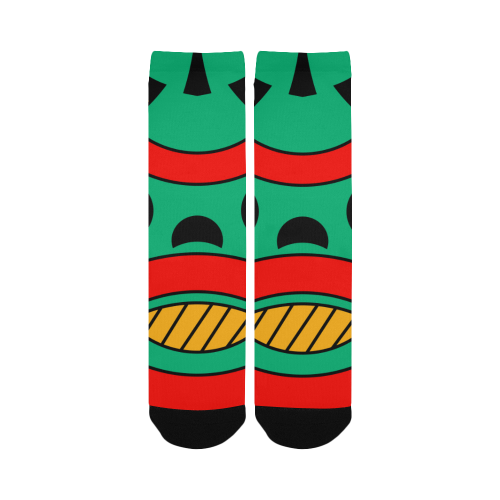 African Scary Tribal Women's Custom Socks