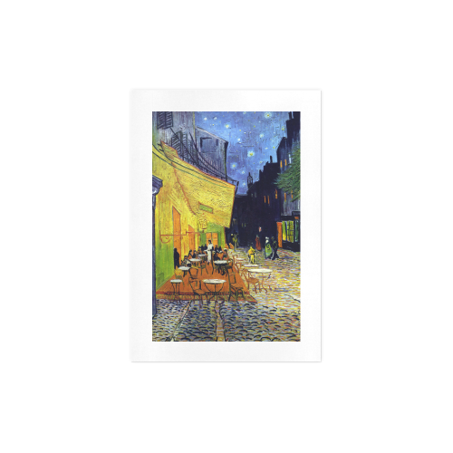 Vincent Willem van Gogh - Cafe Terrace at Night Art Print 7‘’x10‘’