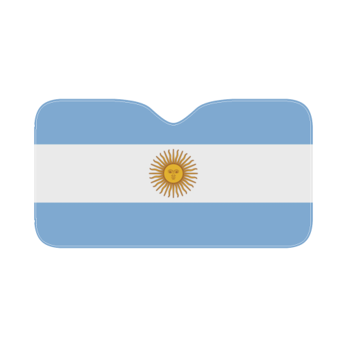Argentina Flag Car Sun Shade 55"x30"