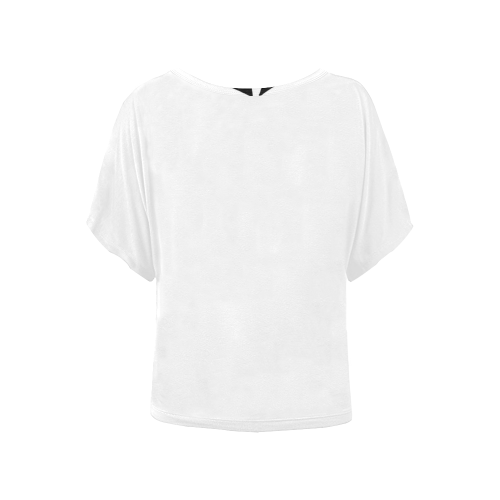 LUCY+DESI- Women's Batwing-Sleeved Blouse T shirt (Model T44)
