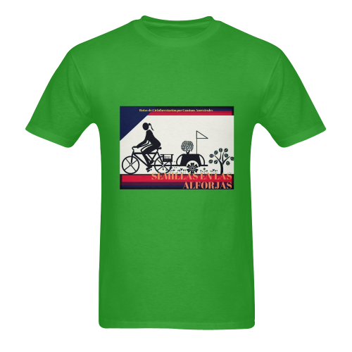 LOGO-RED IBERICA BK.ORIGINAL Men's T-Shirt in USA Size (Two Sides Printing)
