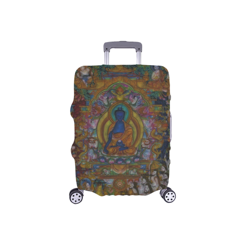 Awesome Thanka With The Holy Medicine Buddha Luggage Cover/Small 18"-21"