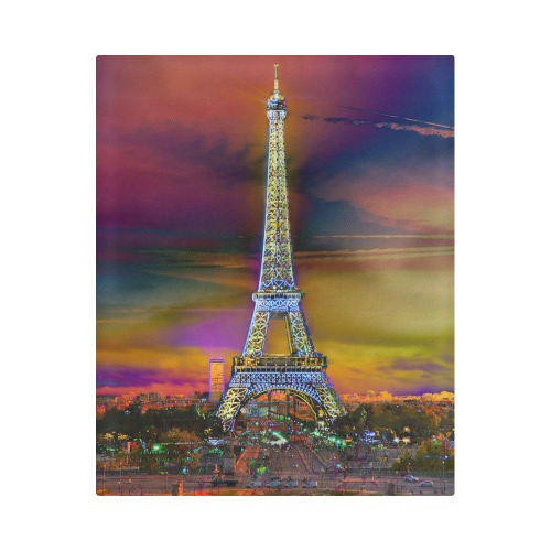 Paris France Duvet Cover 86"x70" ( All-over-print)