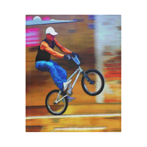 BMX Bike Stunts in the City Duvet Cover 86"x70" ( All-over-print)