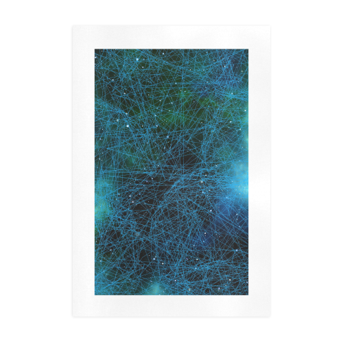 System Network Connection Art Print 19‘’x28‘’