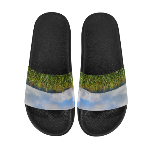 Corn Field Slides Women's Slide Sandals (Model 057)