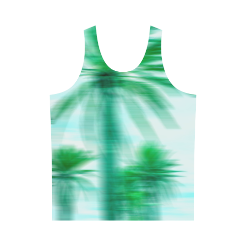 Palm Beach All Over Print Tank Top for Men (Model T43)