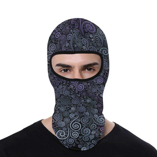 3d Psychedelic Ultra Violet Powder Pastel All Over Print Balaclava