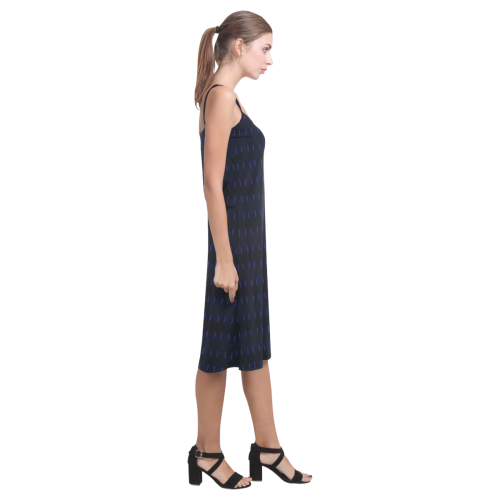 Mid Nite Blue Alcestis Slip Dress (Model D05)