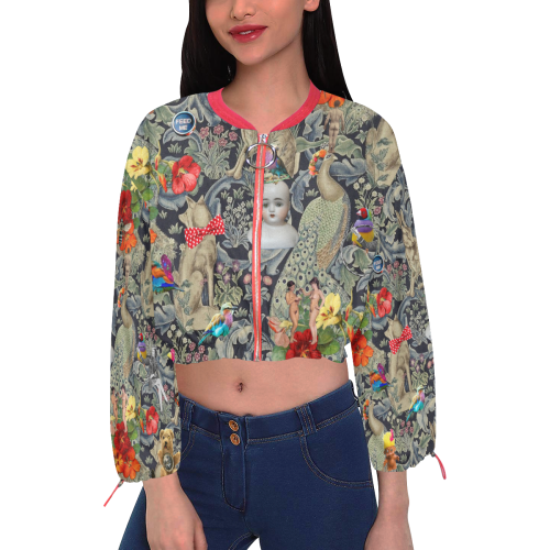 And Another Thing Cropped Chiffon Jacket for Women (Model H30)
