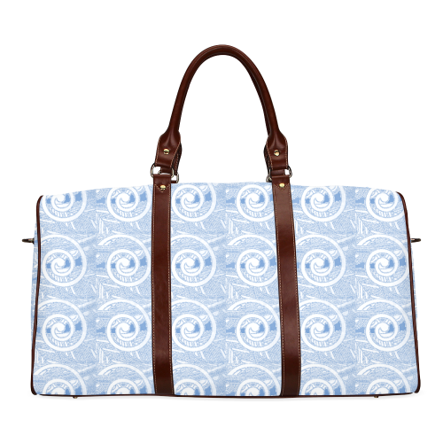 Sufer Blue Swirls Waterproof Travel Bag/Small (Model 1639)