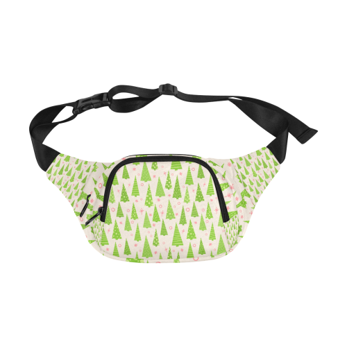 Christmas Trees Forest Fanny Pack/Small (Model 1677)