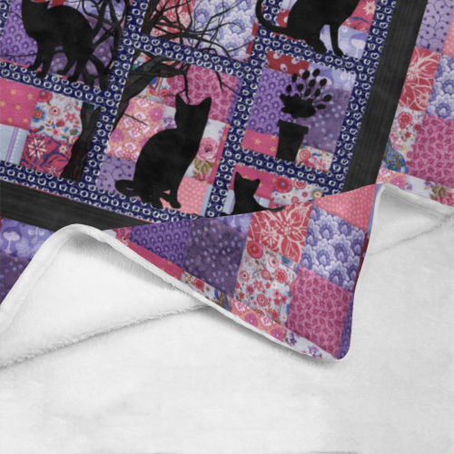 Cats in the Night Ultra-Soft Micro Fleece Blanket 60"x80"
