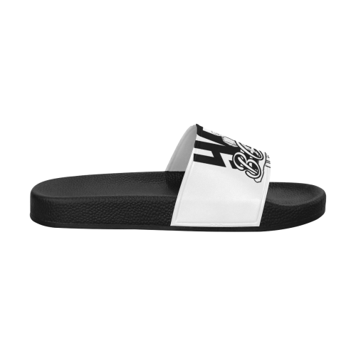 White Men's Slide Sandals (Model 057)