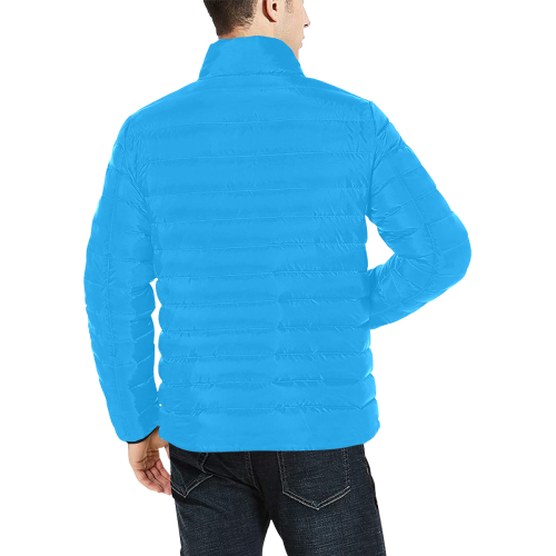 IMG_9550-Editbb Men's Stand Collar Padded Jacket (Model H41)