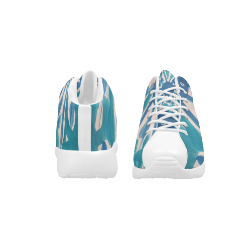 SERIES NOALIE WATERCOLOR BLUE SUN Women's Basketball Training Shoes (Model 47502)