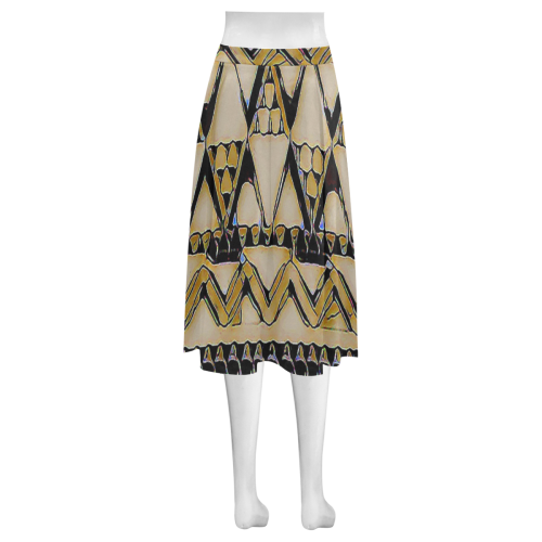 xXx5 Mnemosyne Women's Crepe Skirt (Model D16)