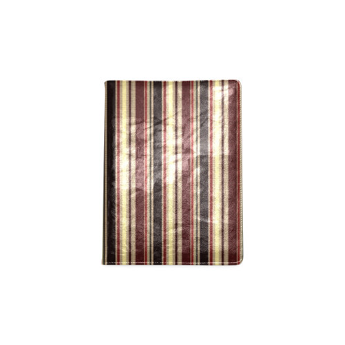 Dark textured stripes Custom NoteBook B5