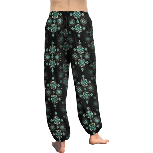 Green seamless pattern with atmosphere Women's All Over Print Harem Pants (Model L18)