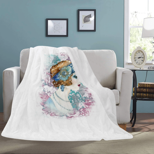 Twenties Lady Ultra-Soft Micro Fleece Blanket 54''x70''