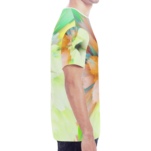 Poppy flower New All Over Print T-shirt for Men/Large Size (Model T45)